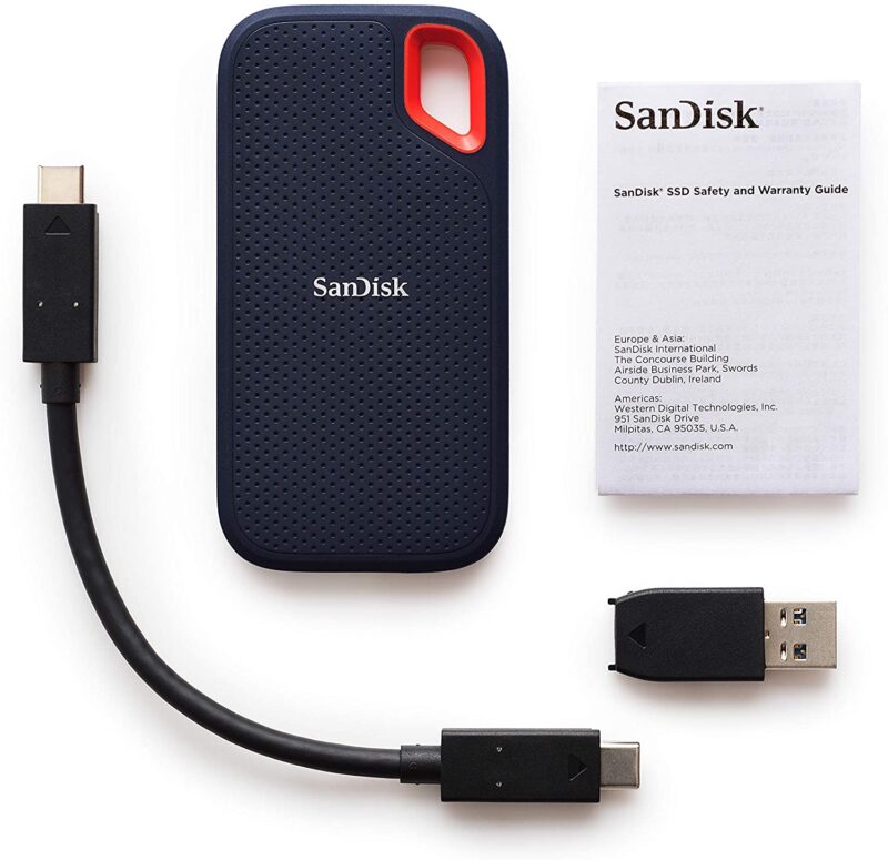 SanDisk 1TB Extreme Portable External SSD - Up to 550MB/s - USB-C, USB 3.1 - SDSSDE60-1T00-G25 - Image 3